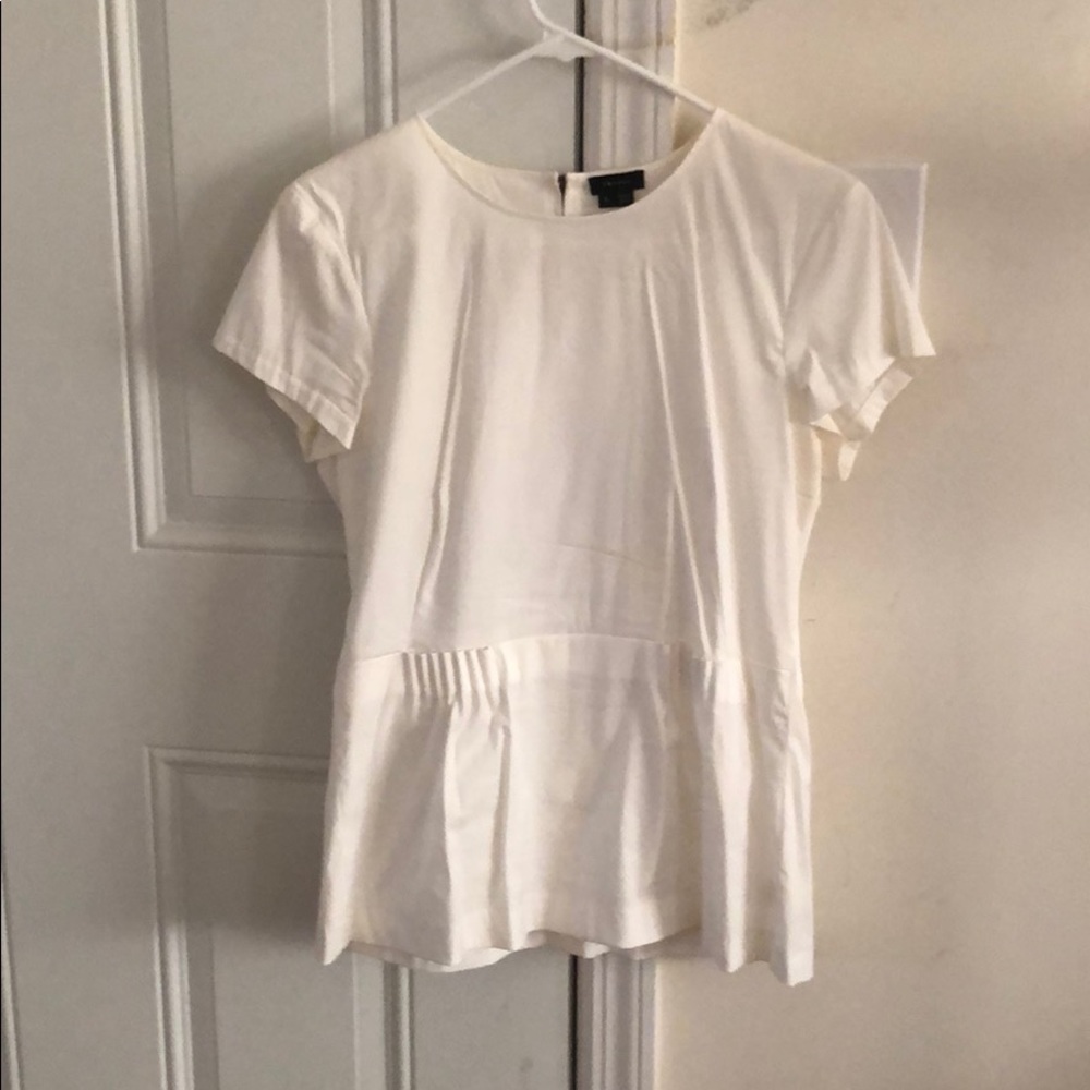 Theory Short sleeve top with zip on the back